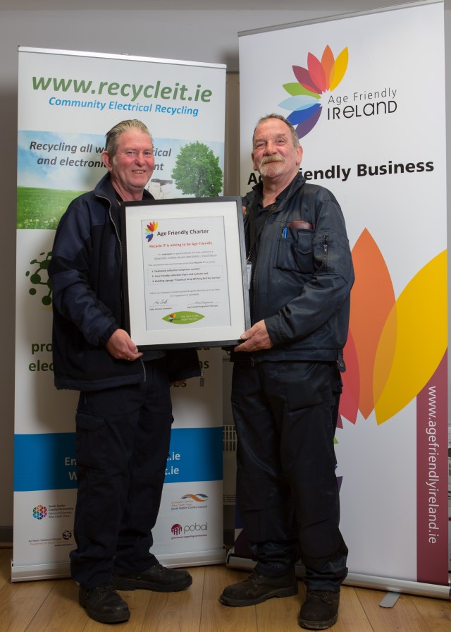 Age Friendly Champions Mark Graham and George Willis