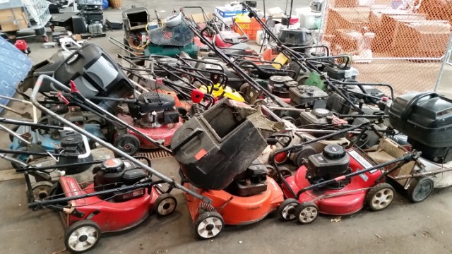 Summer Recycling - Lawn Mowers 